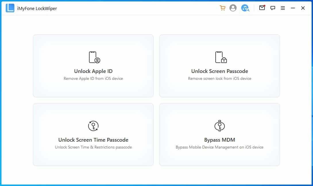 iMyFone LockWiper Interface