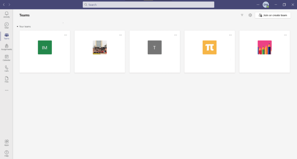 Add your team in Microsoft Teams