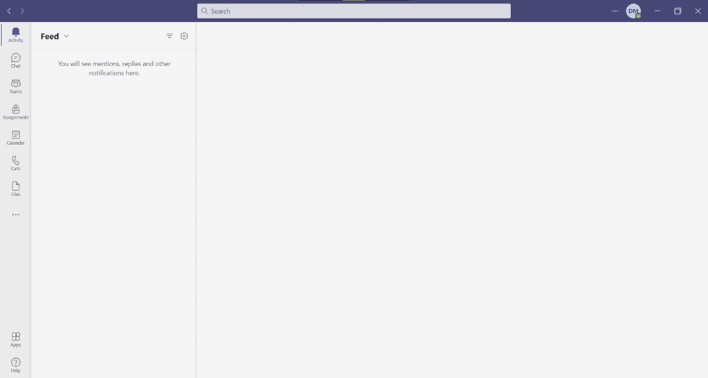 Microsoft Teams Interface