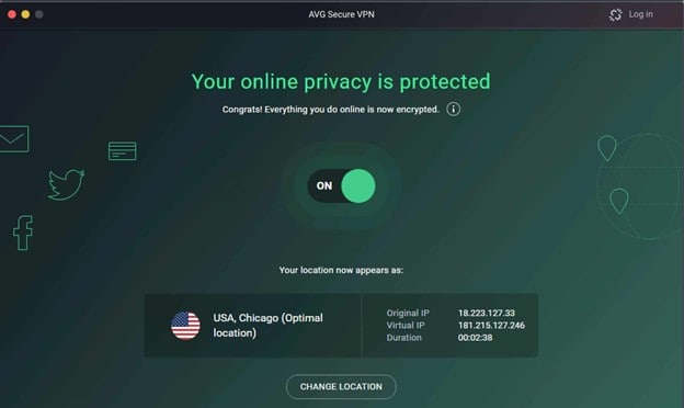 Protect your privacy using AVG Secure VPN