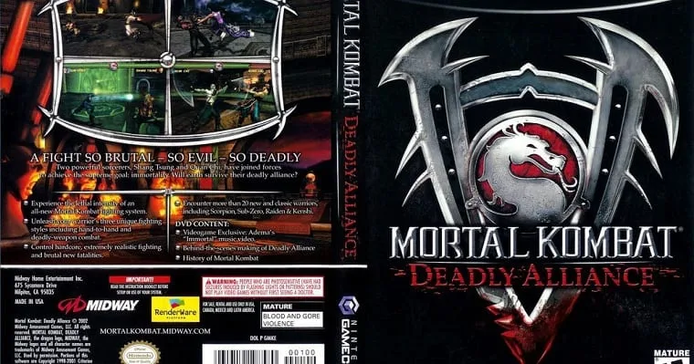 Mortal Kombat Deadly Alliance DVD