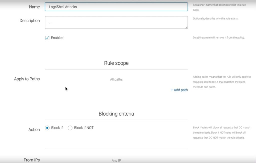 Protect Applications Against Log4Shell with tCell 2