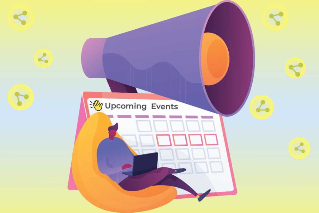 Share your Upcoming Events