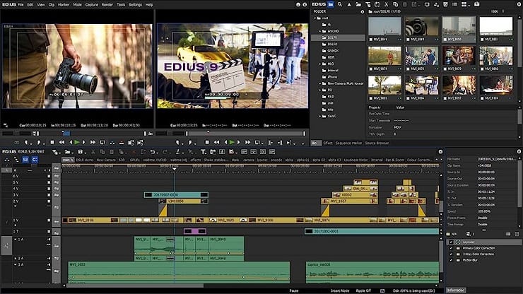 Edit your videos using Edius Pro 9