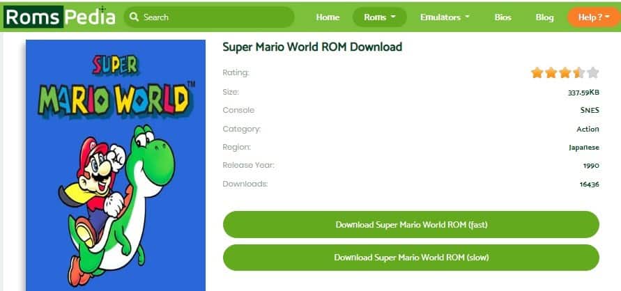 How to Download Super Nintendo Games from Romspedia Download for your PC