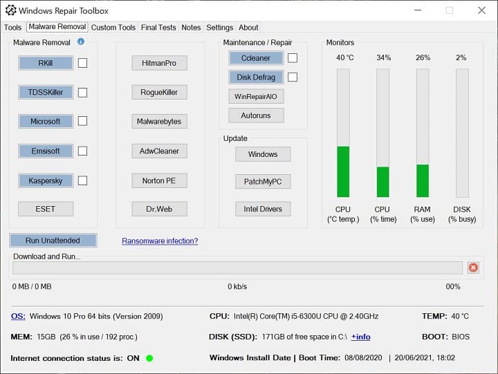 Remove Malware from your PC