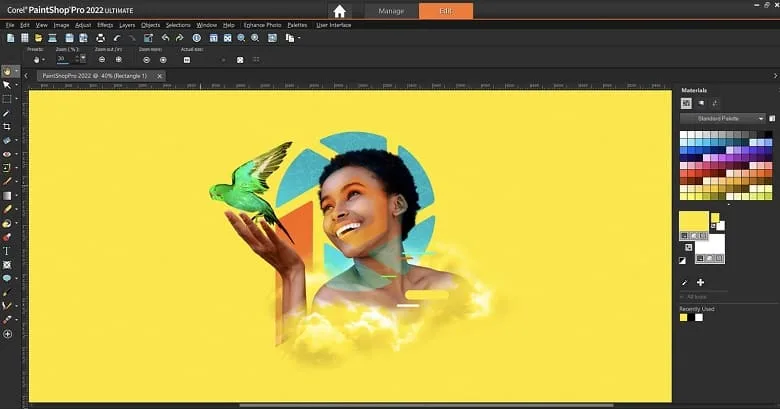 Edit your photos using PaintShop Pro