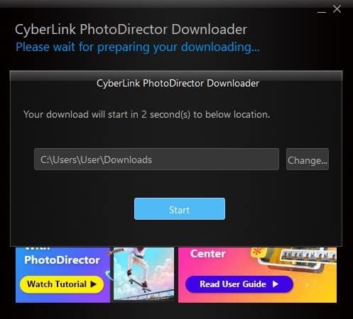 Choose location to download