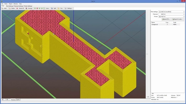 Slic3r interface