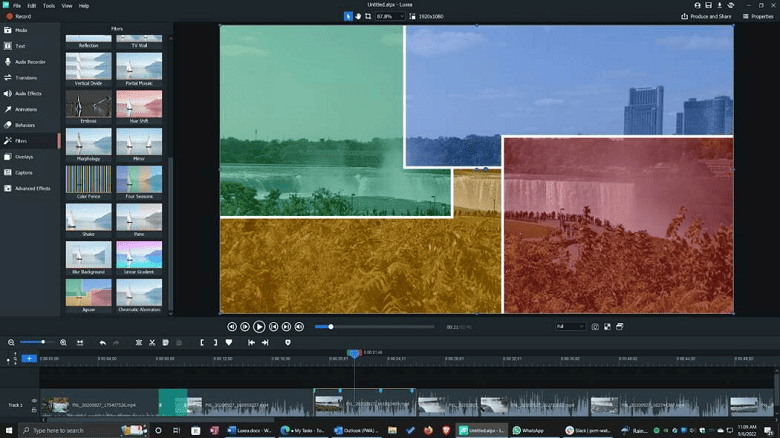 ACDSee Luxea Video Editor interface