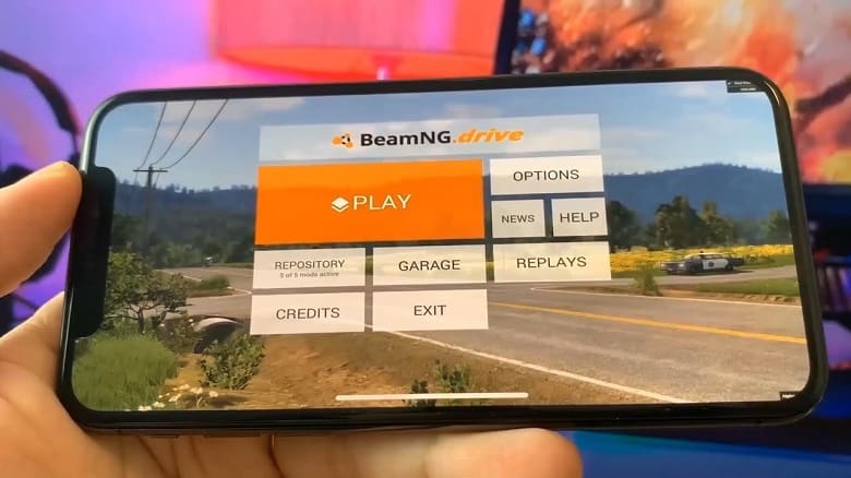 BeamNG.drive Game Menu