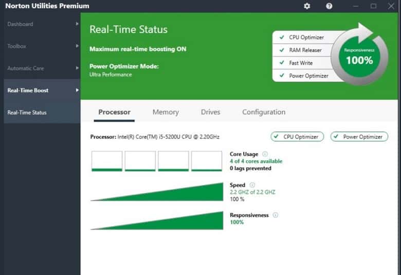 Real- Time Monitoring System of Norton Utilities Ultimate