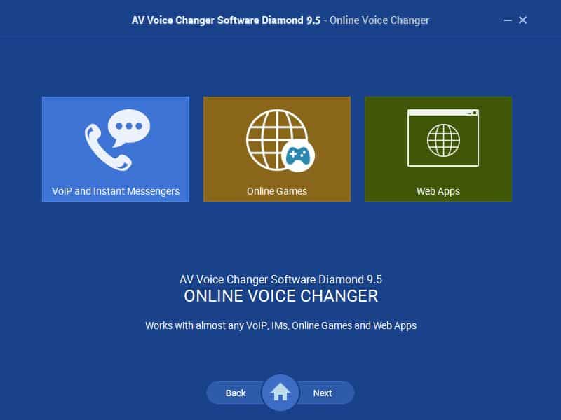 AV Voice Changer Software Diamond Online Voice Changer
