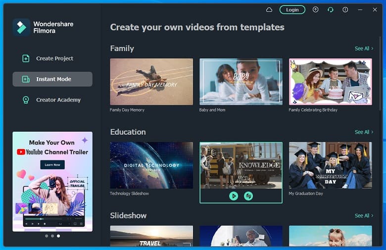 Filmora Video Editor Download for your PC