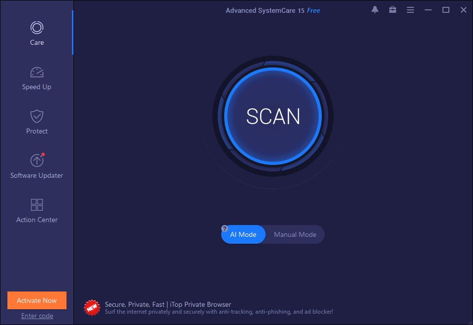IObit Advanced SystemCare PRO Start the Scan