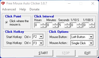 how to make mouse auto click mac