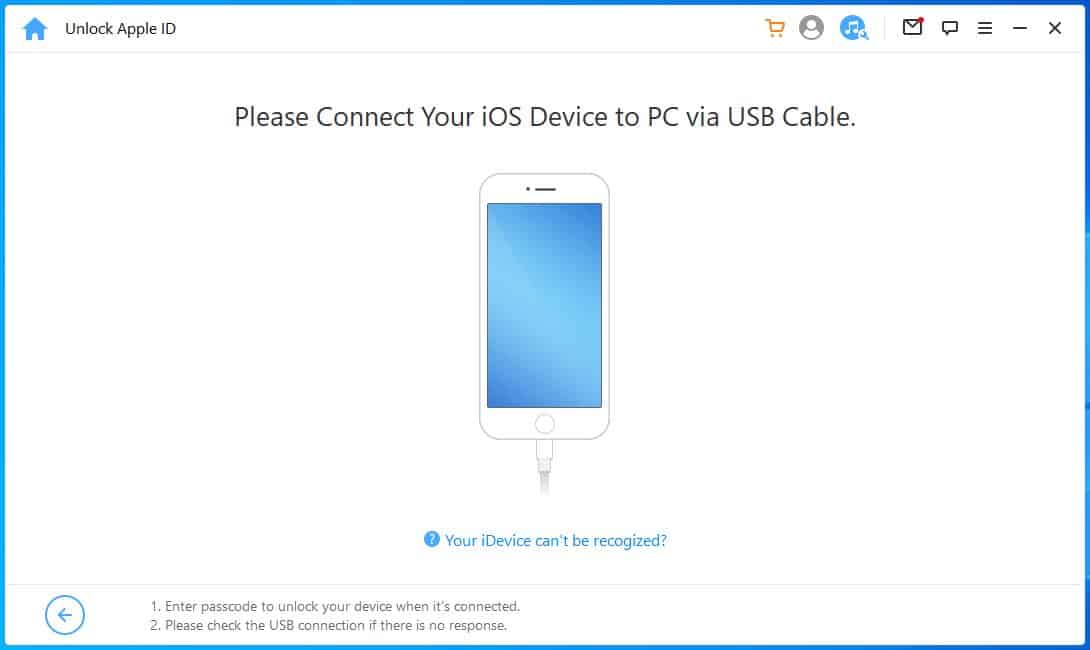 Unlock your Apple ID using iMyFone LockWiper