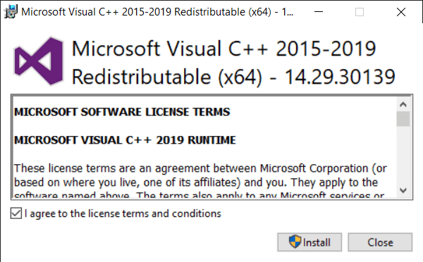 Microsoft Visual C++ Redistributable Packages (All) Installation