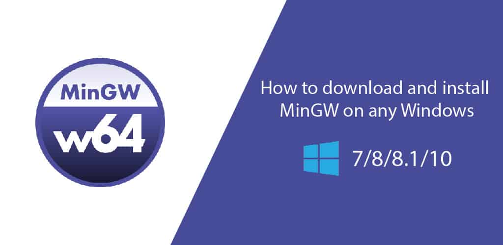 how to install mingw