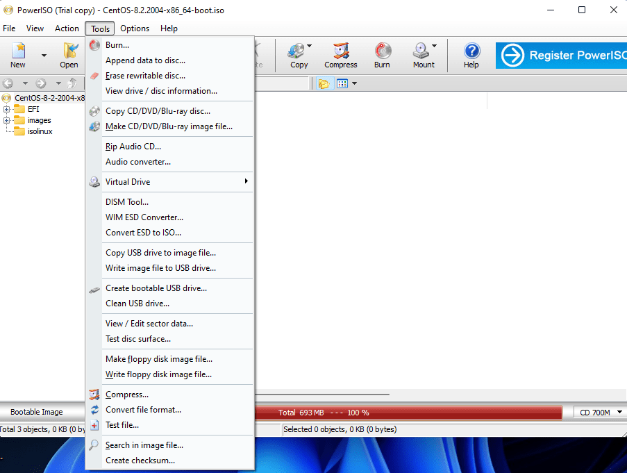 PowerISO 8.6 for windows instal free
