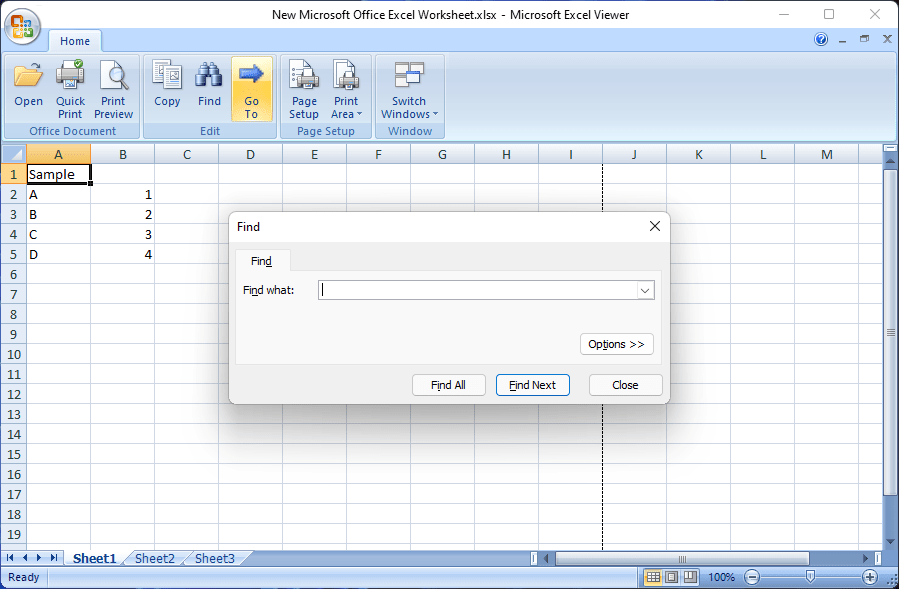 microsoft excel reader free download