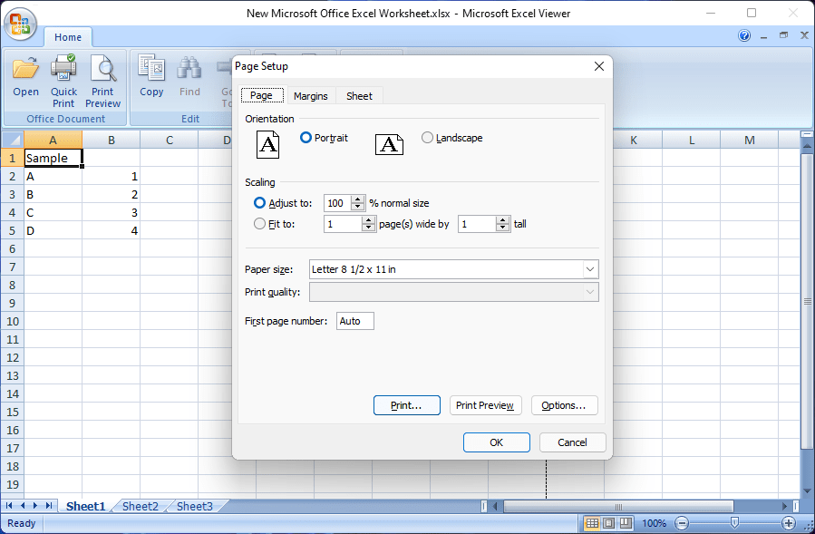 excel reader free