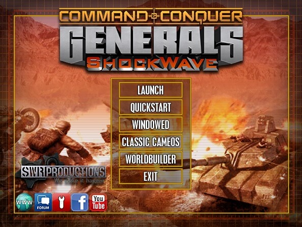 Command and Conquer: Generals ShockWave interface