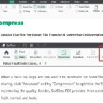 Compress your PDF Files using SwifDoo PDF