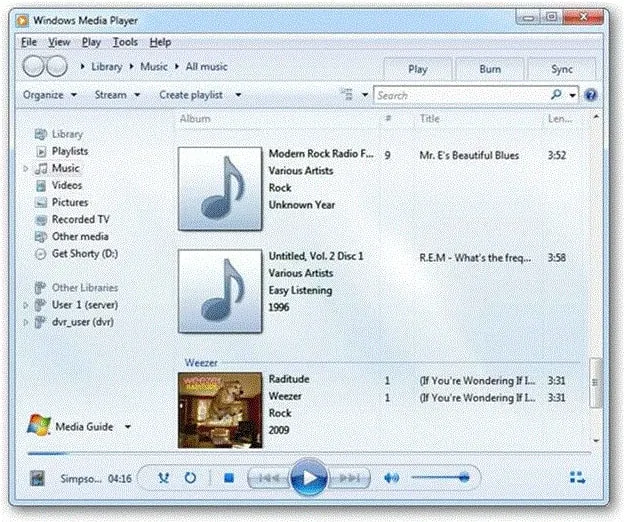 Windows Media Player Have clear sounds