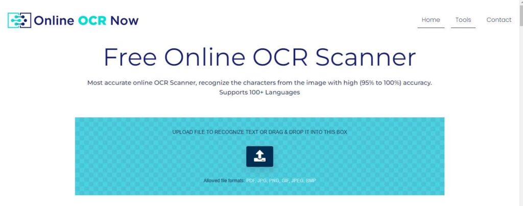 Convert image into text using Onlineocrnow.com