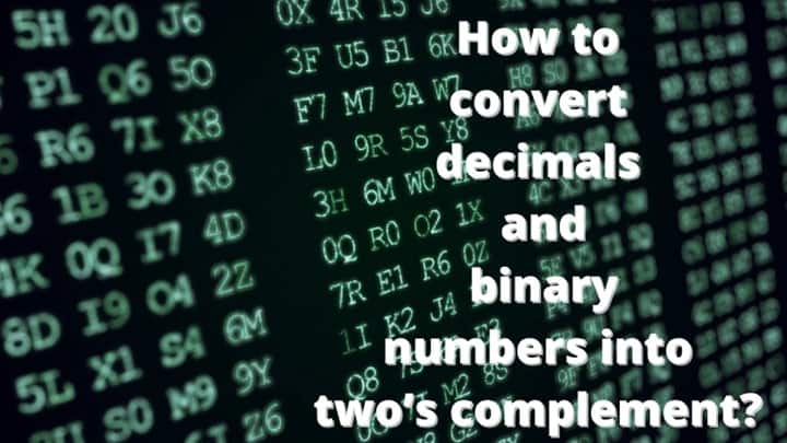 Convert decimals and binary numbers
