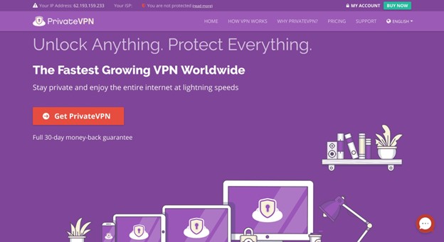 PrivateVPN the fastest VPN Ever