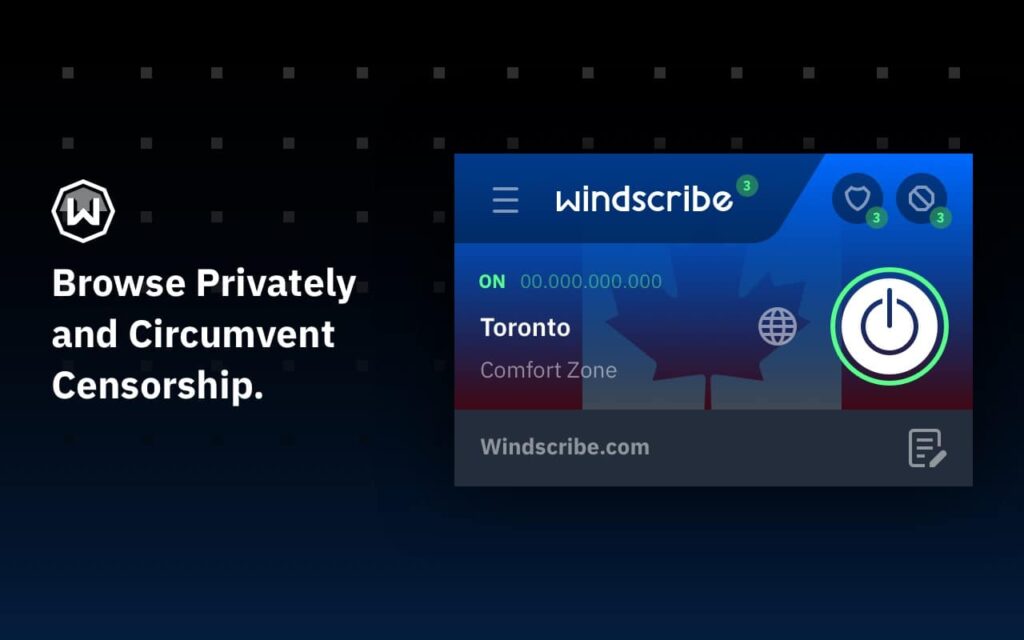 Windscribe VPN Browse Privately and Circumvent Censorship