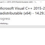 Microsoft Visual C++ Redistributable Packages (All) Setup progress