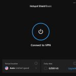 Hotspot Shield VPN Interface