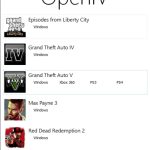 OpenIV - Select Game and Platform