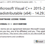Microsoft Visual C++ Redistributable Packages (All) Installation