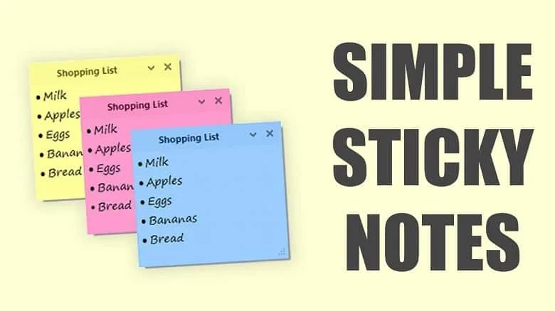 Download Simple Sticky Notes Download for PC (2023 Latest)