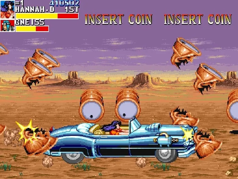 Cadillacs And Dinosaurs gameplay