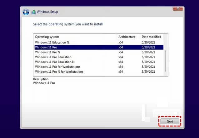 Installing process Step 8