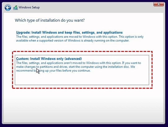 Installing process Step 9